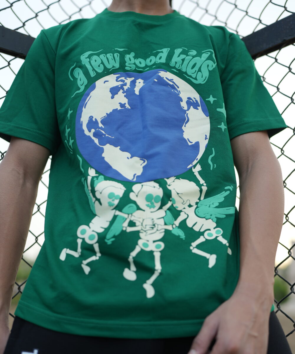 Parrot Green - Thrill & Thread Streetwear Puff Tee