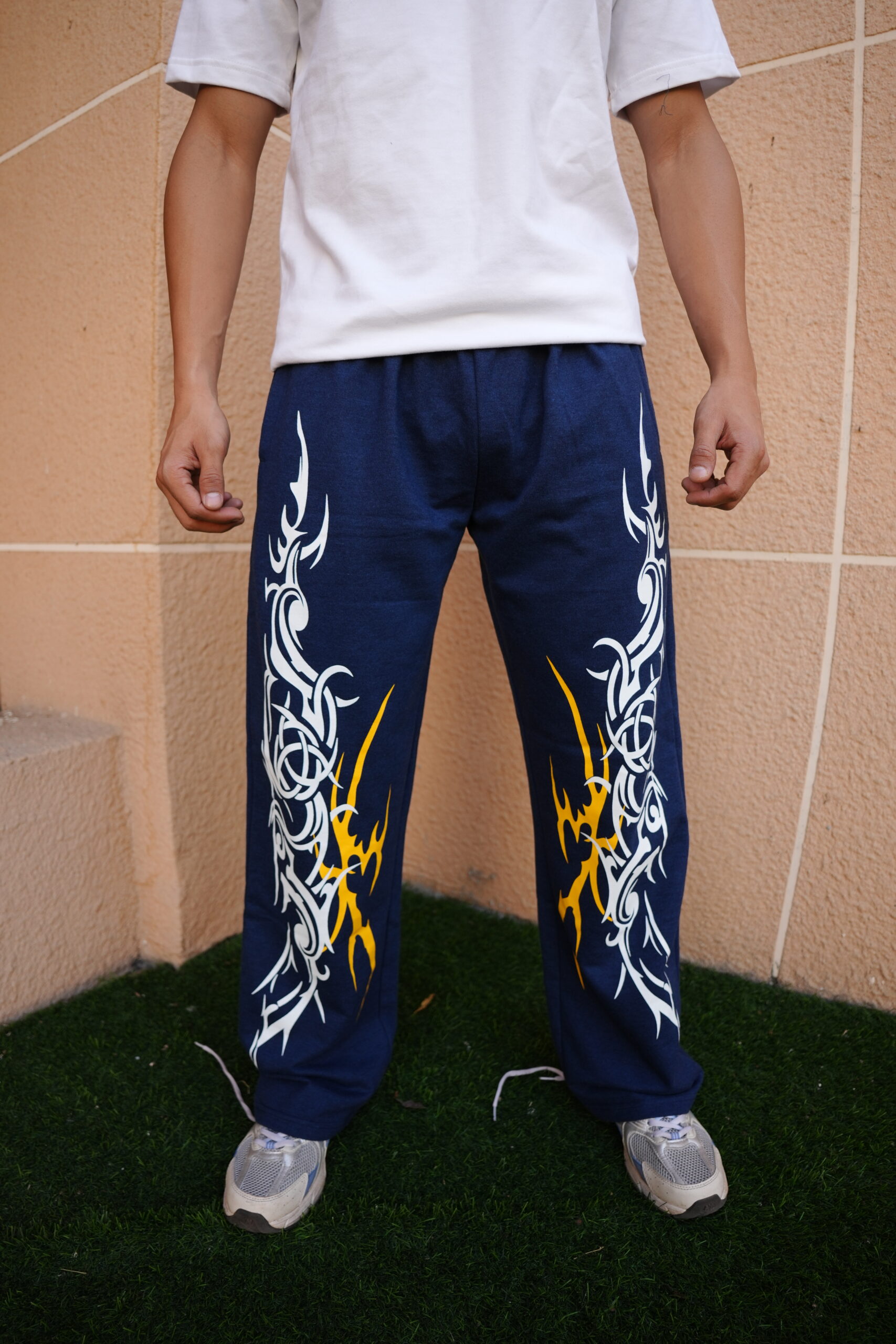Thrill & Thread Inferno Tribal Lower - Denim Blue