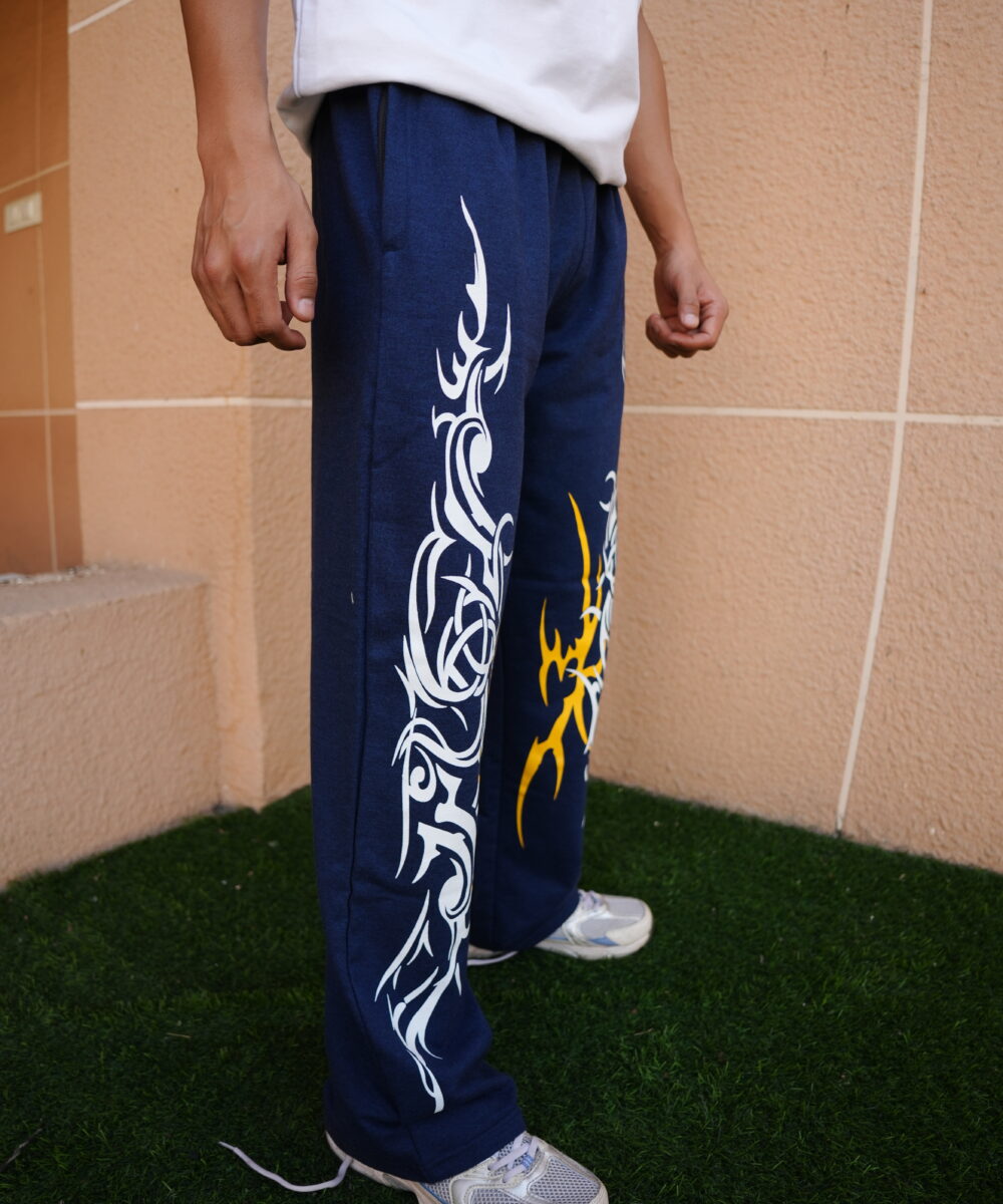 Thrill & Thread Inferno Tribal Lower - Denim Blue