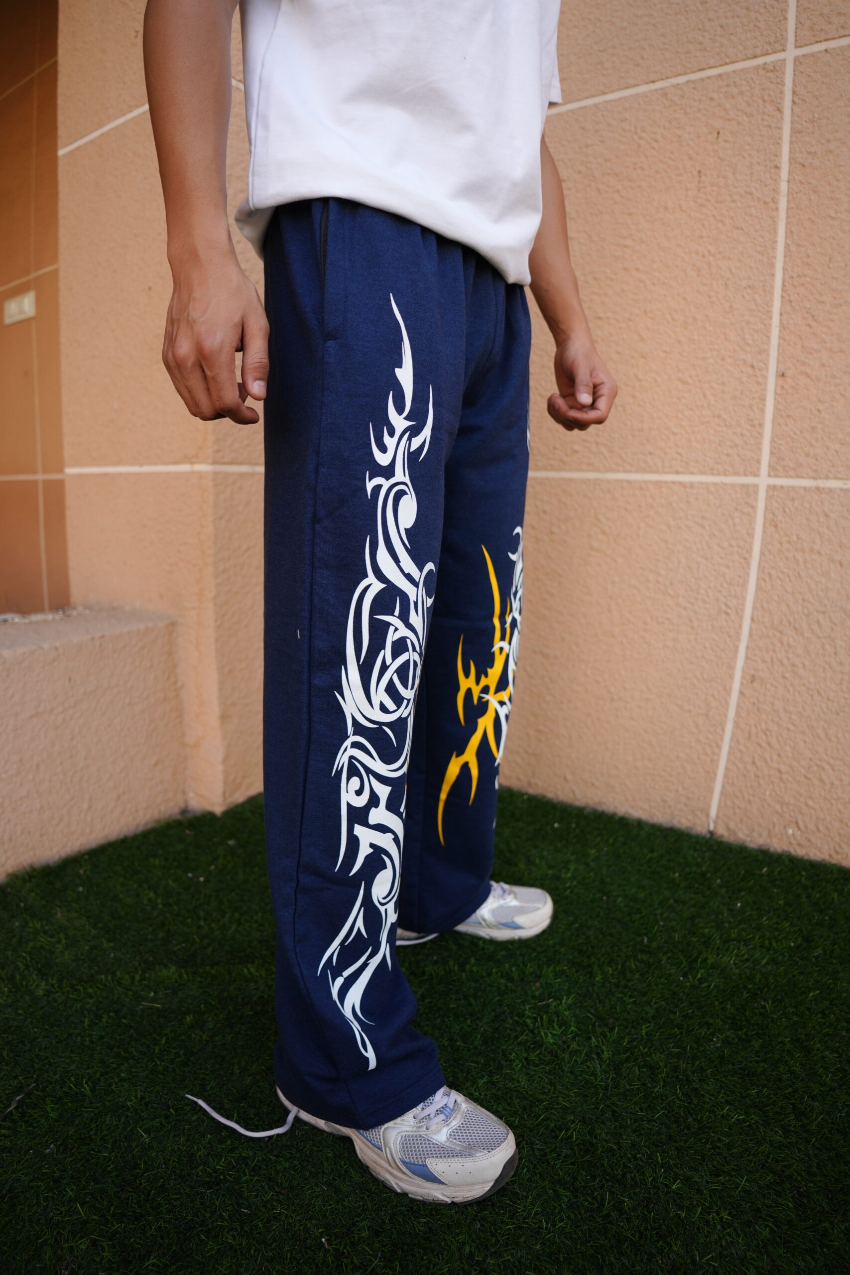 Thrill & Thread Inferno Tribal Lower - Denim Blue