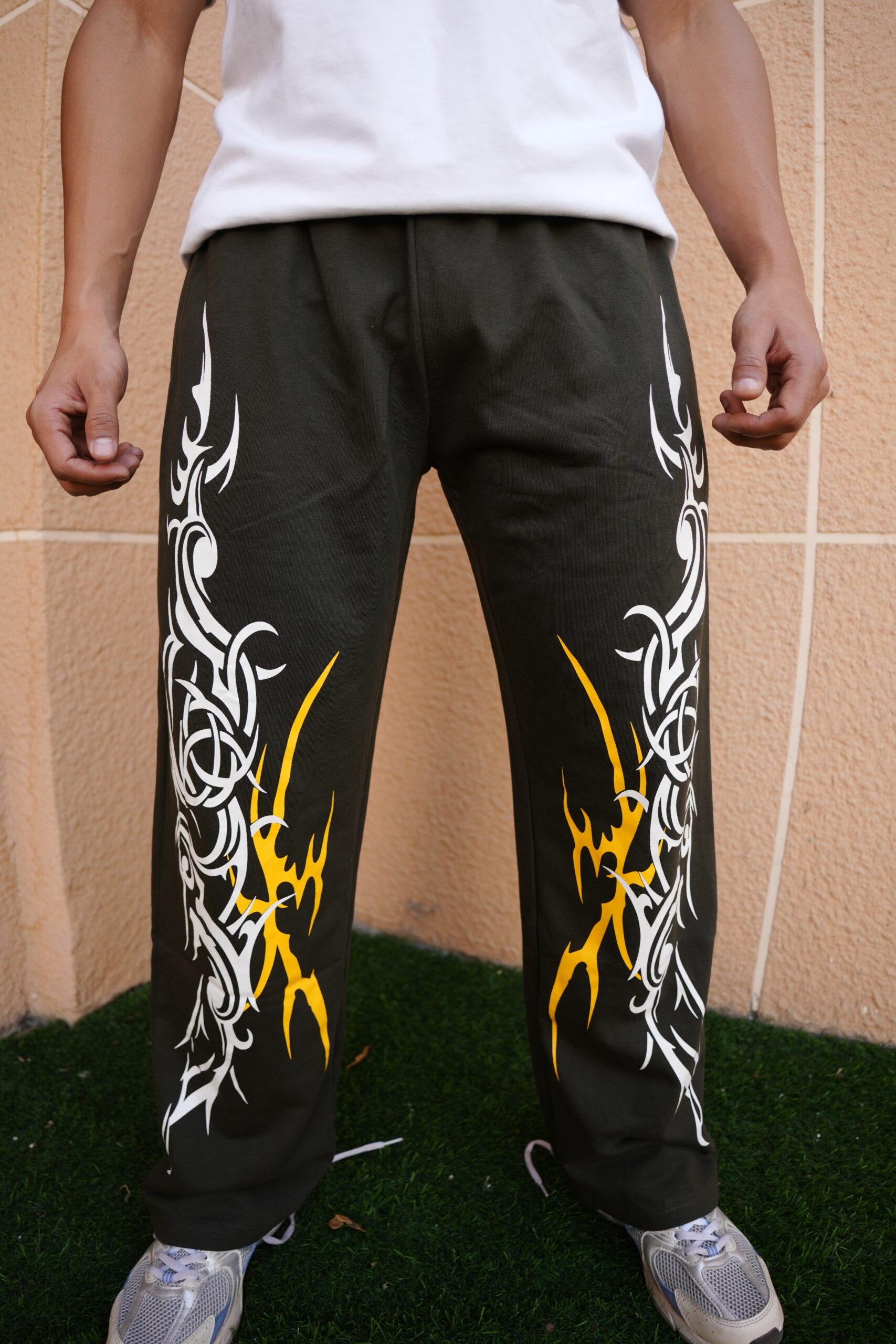 Thrill & Thread Inferno Tribal Lower - Olive Green