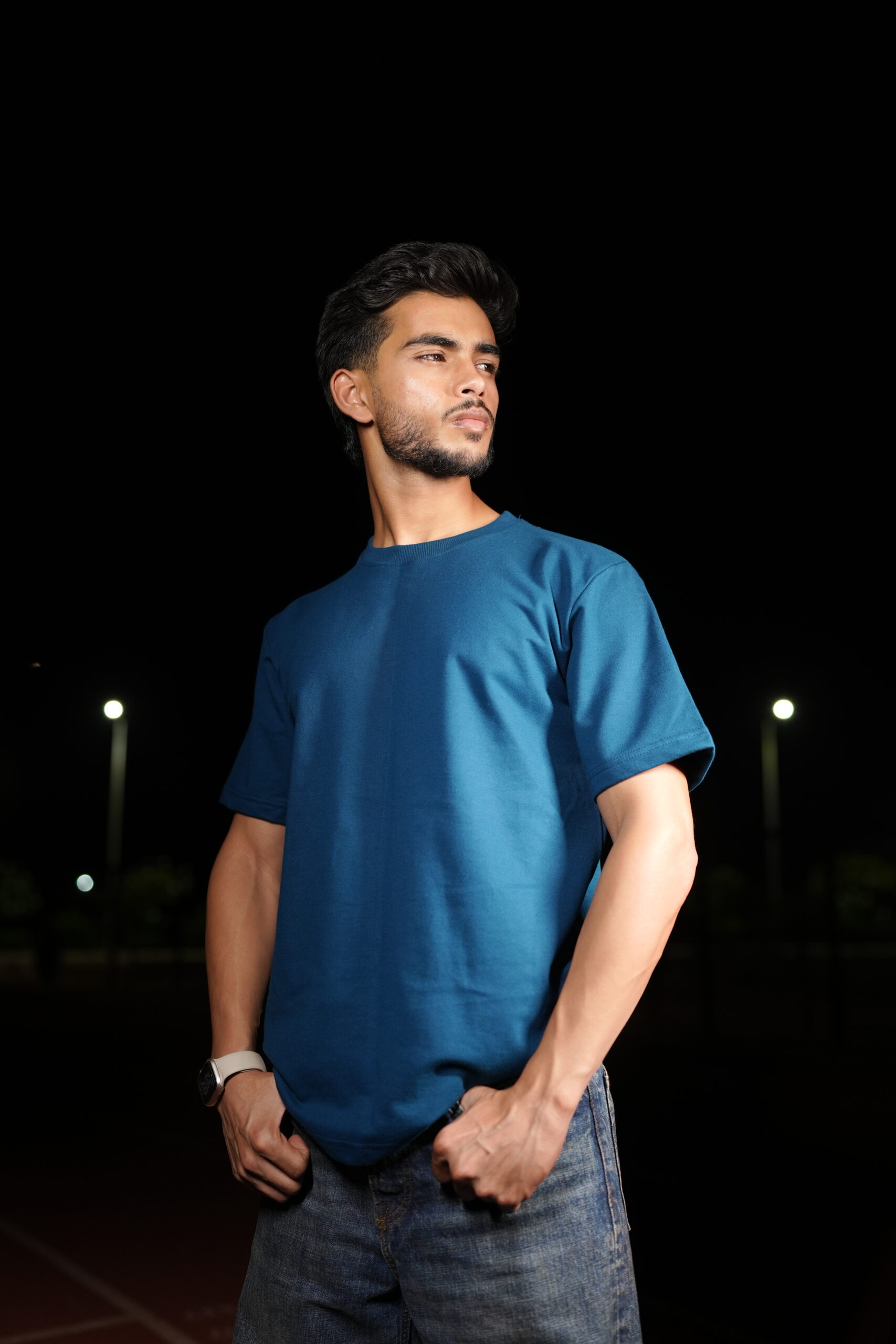 Thrill and Thread Blurred T-shirt design - Patrol Colour