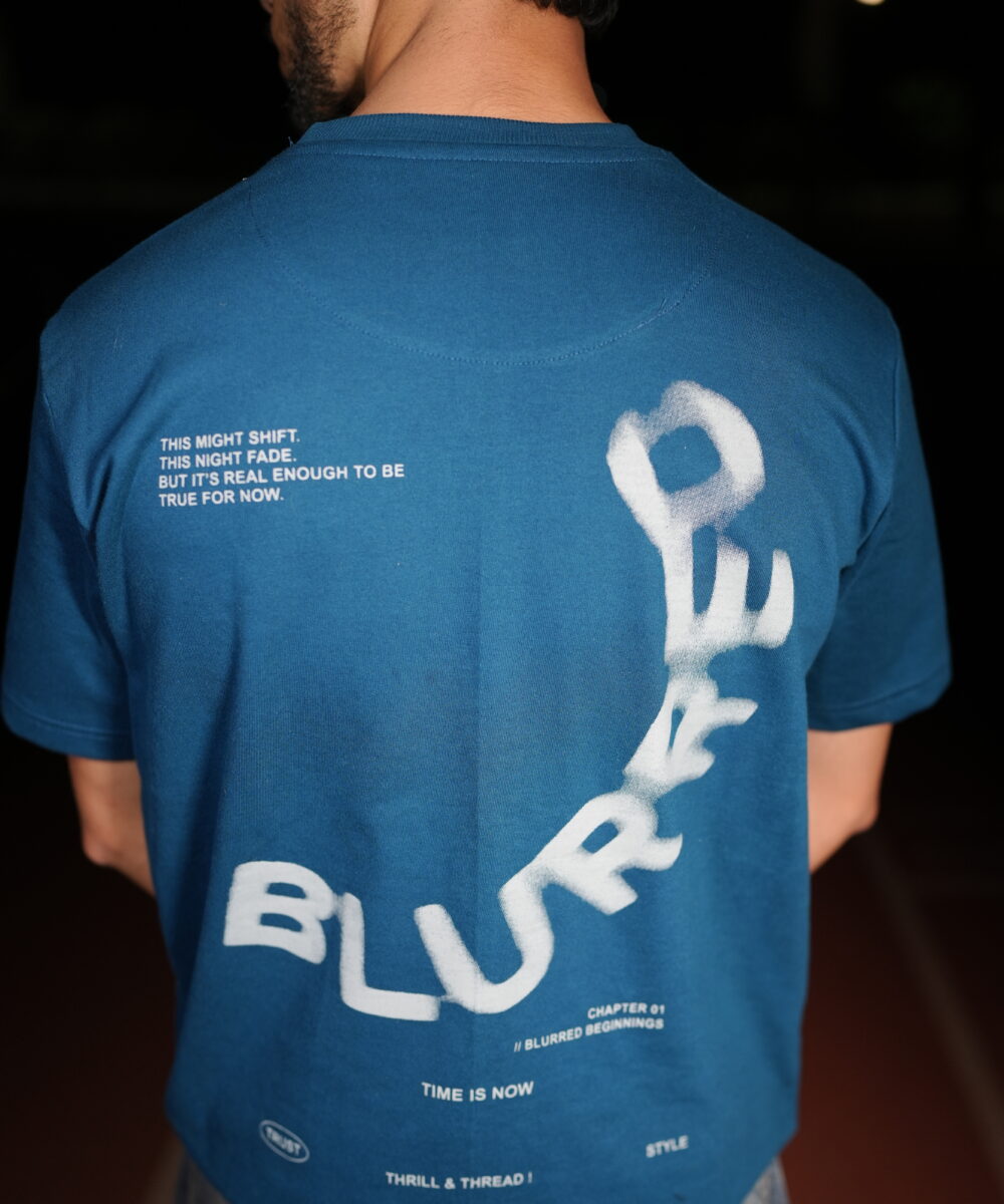 Thrill and Thread Blurred T-shirt design - Patrol Colour