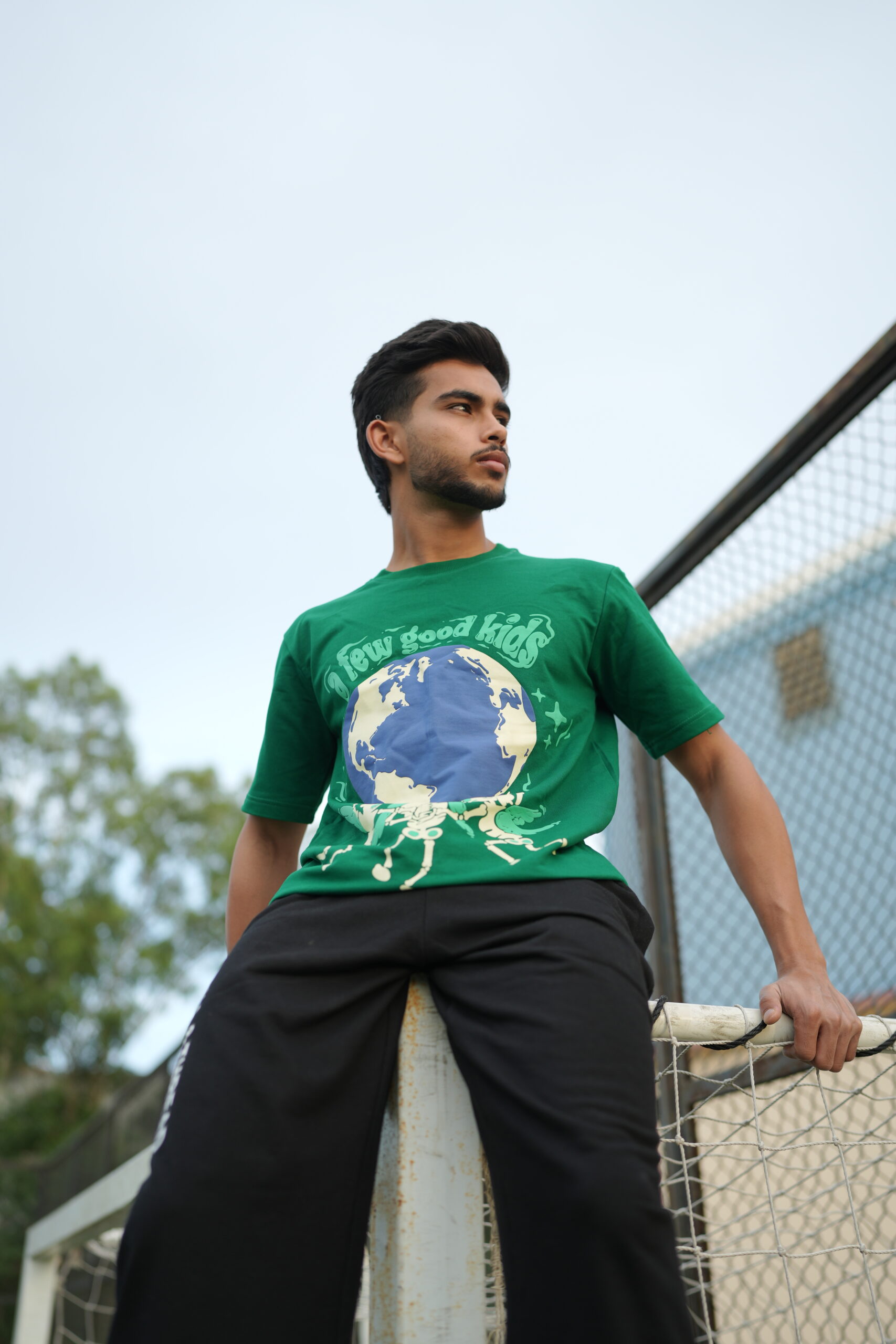 Parrot Green - Thrill & Thread Streetwear Puff Tee