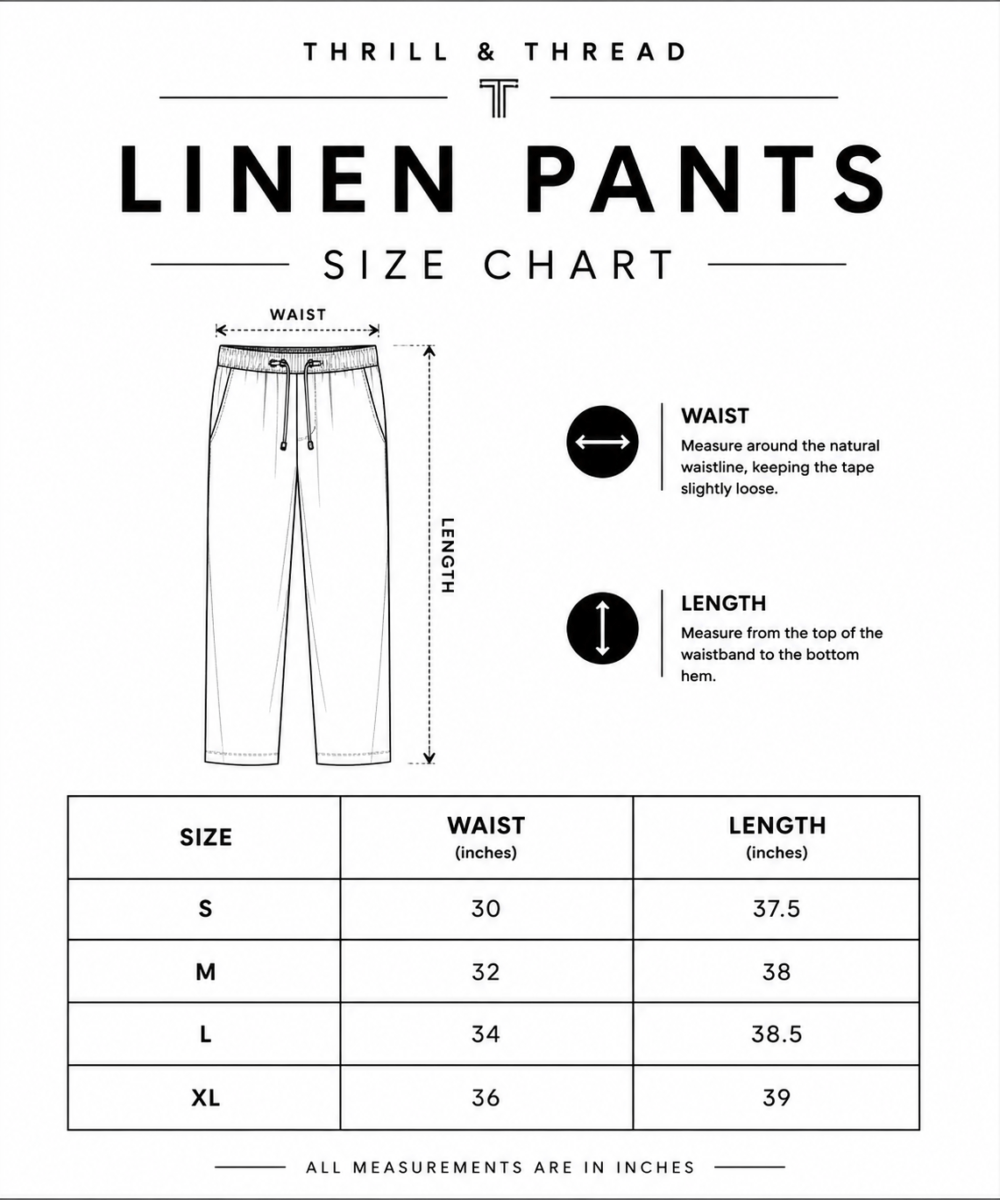 Off White breathable linen trackpants