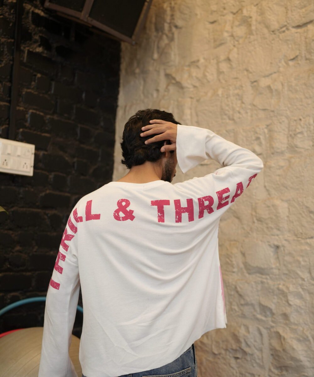 Waffle Knit - Pink Panther Waffle Fall - White Edition
