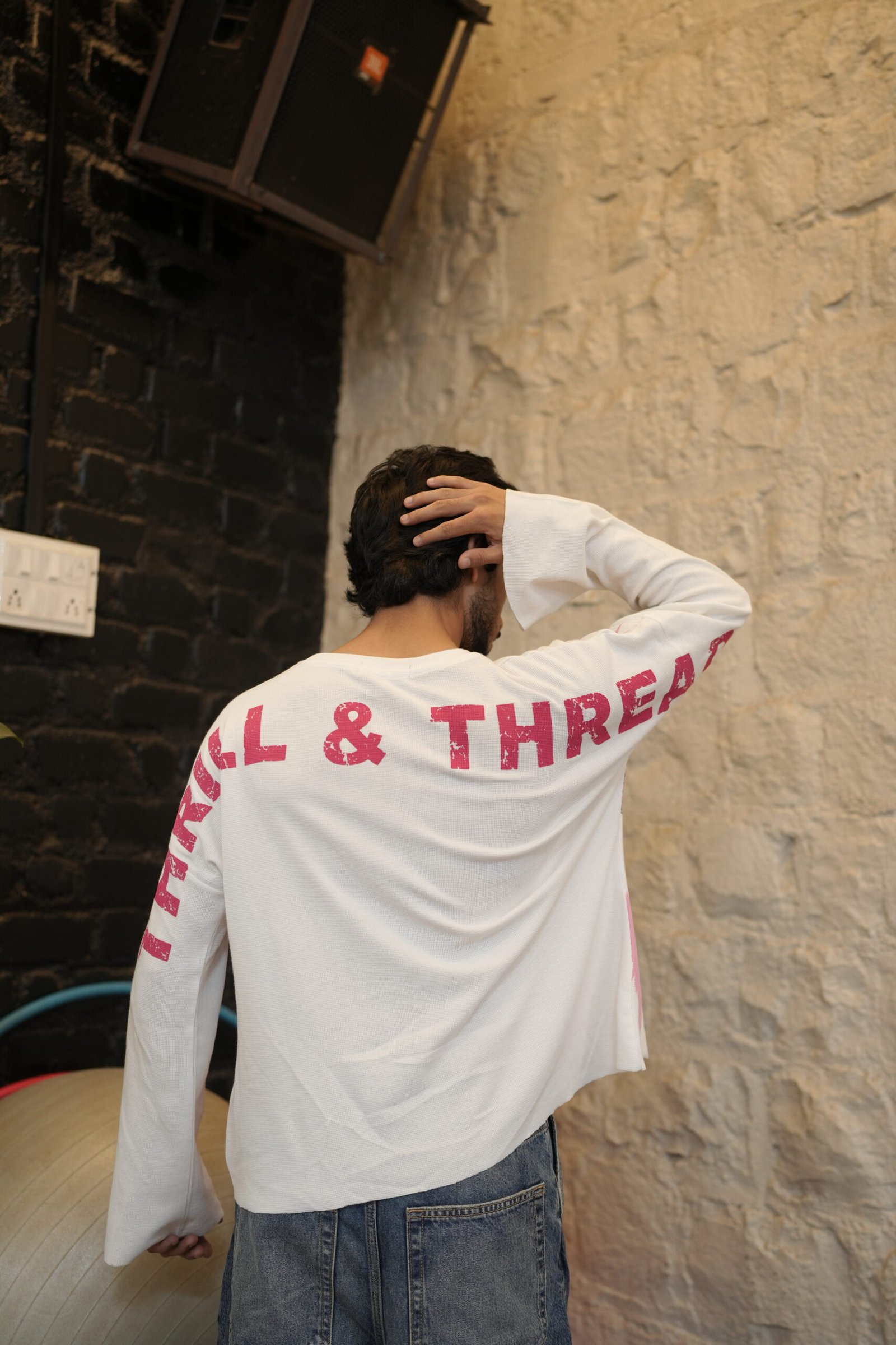 Waffle Knit - Pink Panther Waffle Fall - White Edition