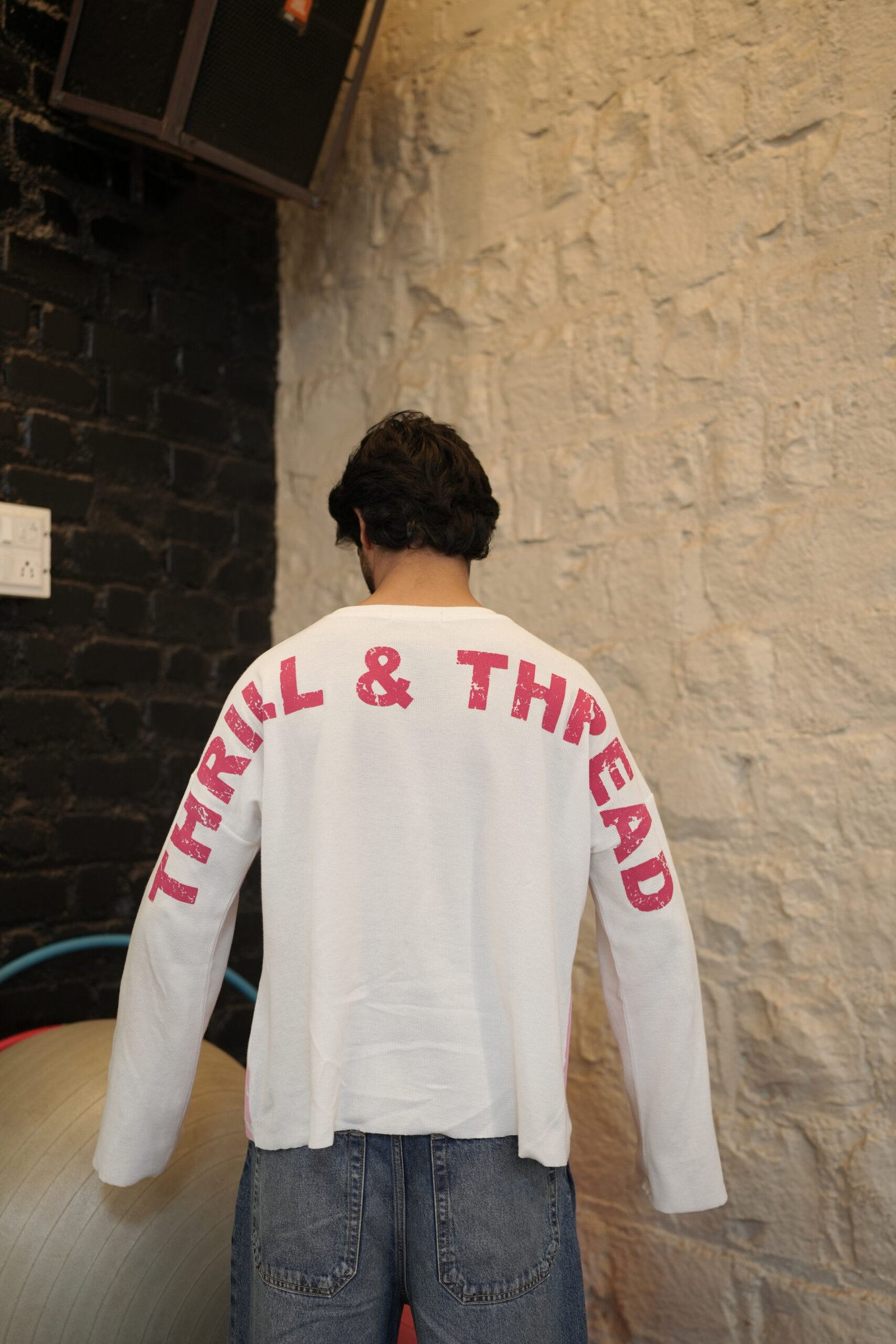 Waffle Knit - Pink Panther Waffle Fall - White Edition