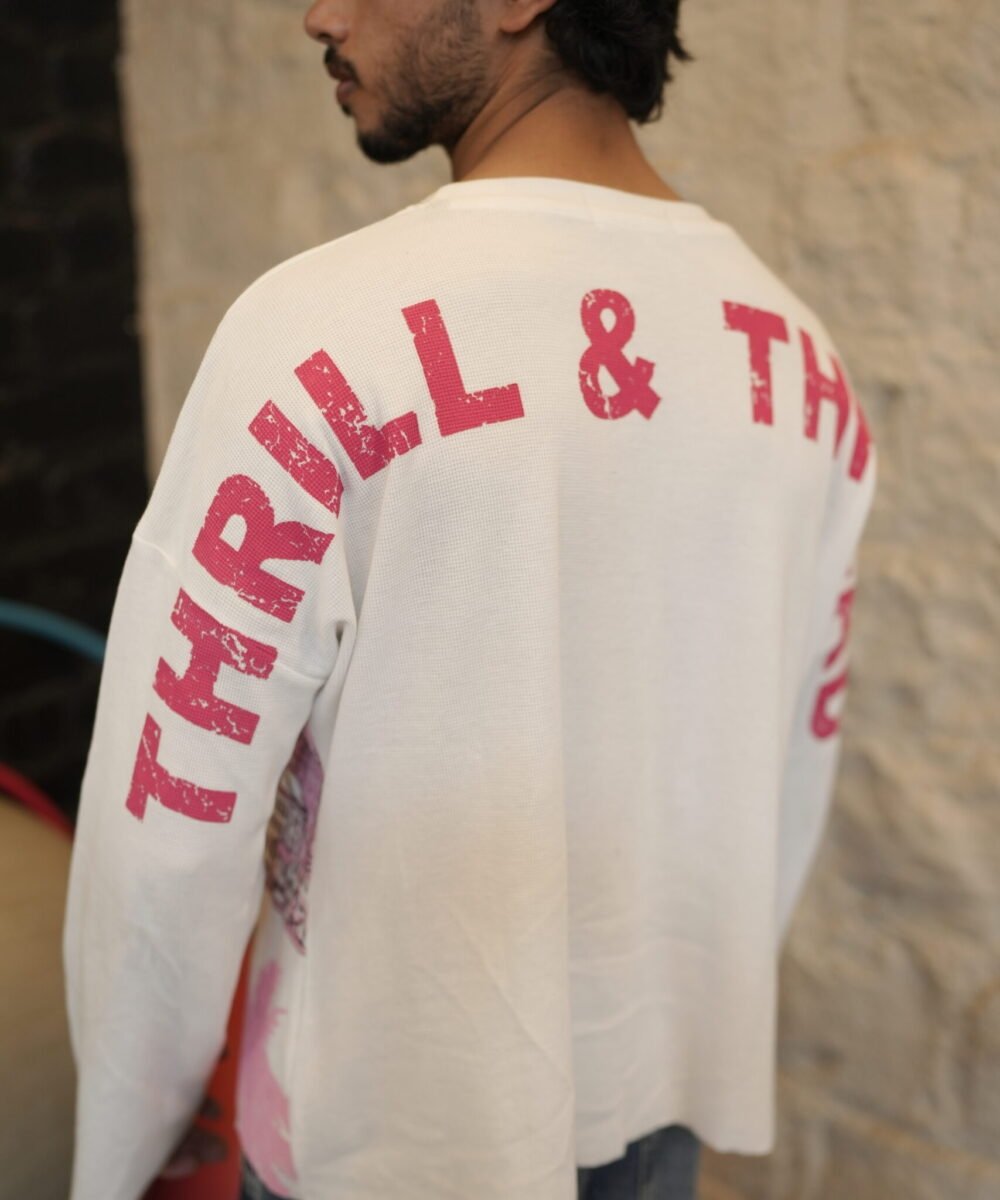Waffle Knit - Pink Panther Waffle Fall - White Edition