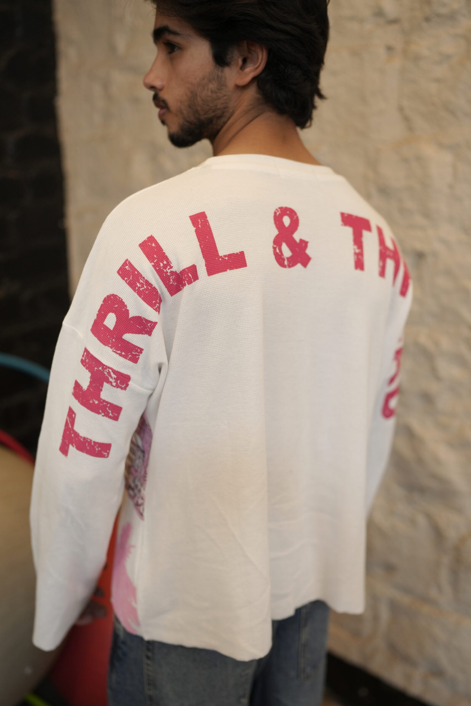 Waffle Knit - Pink Panther Waffle Fall - White Edition