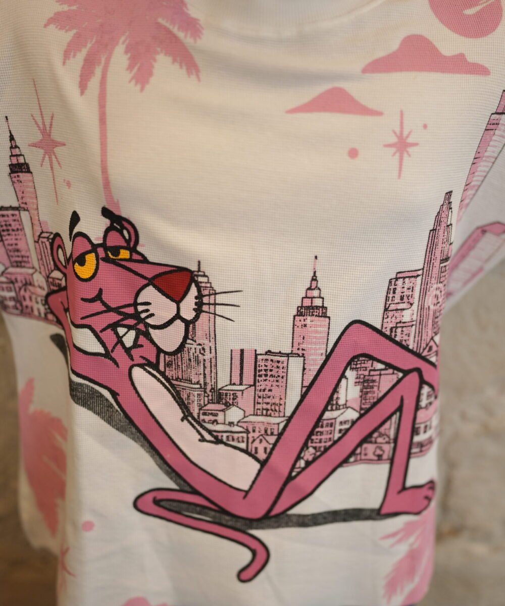 Waffle Knit - Pink Panther Waffle Fall - White Edition