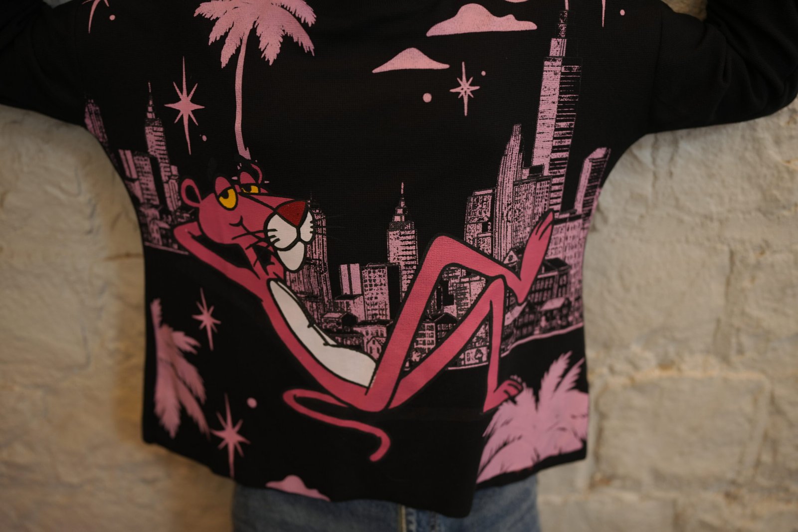 Waffle Knit - Pink Panther Waffle fall - Black Edition