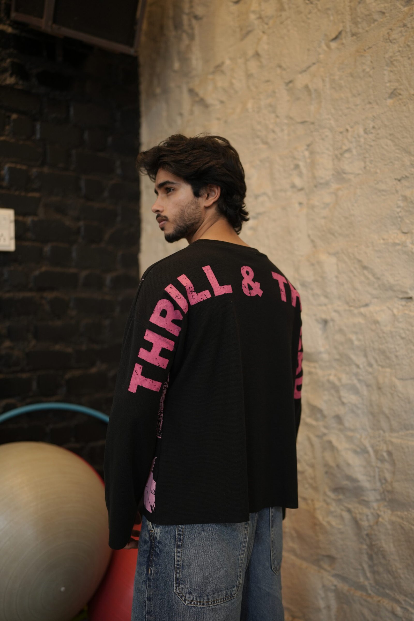 Waffle Knit - Pink Panther Waffle fall - Black Edition