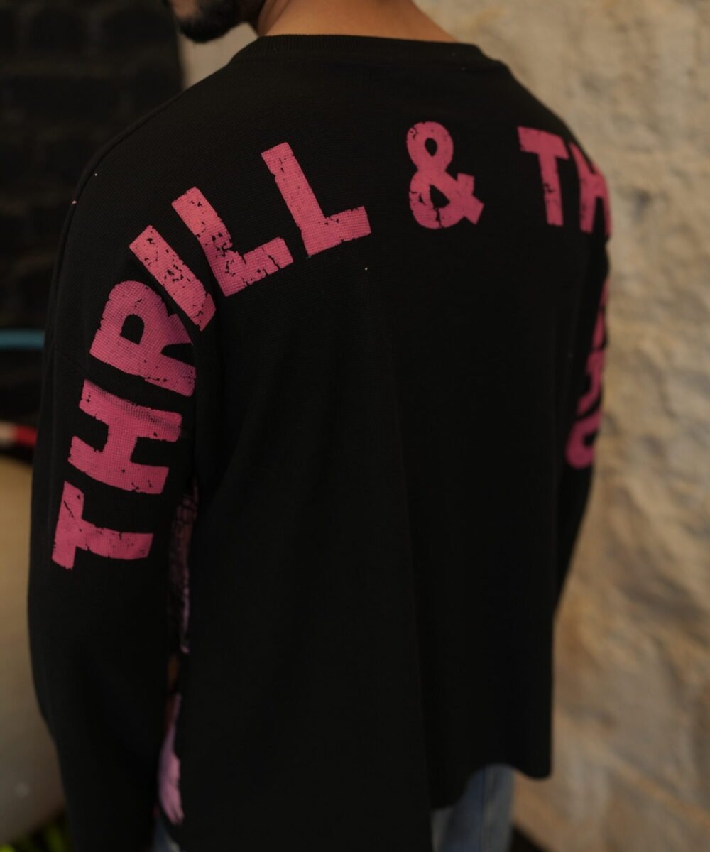 Waffle Knit - Pink Panther Waffle fall - Black Edition