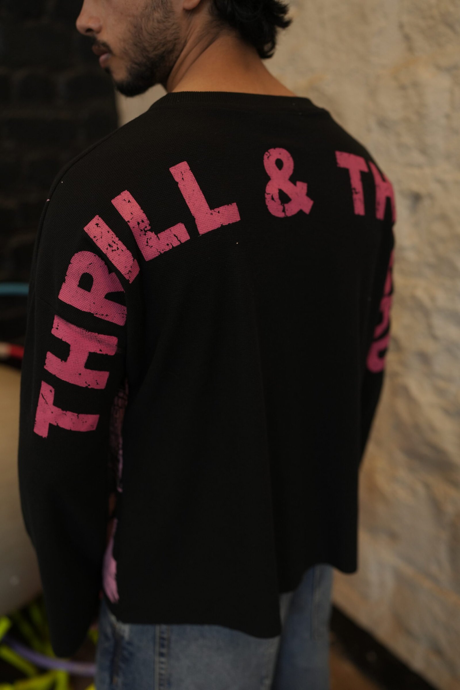 Waffle Knit - Pink Panther Waffle fall - Black Edition