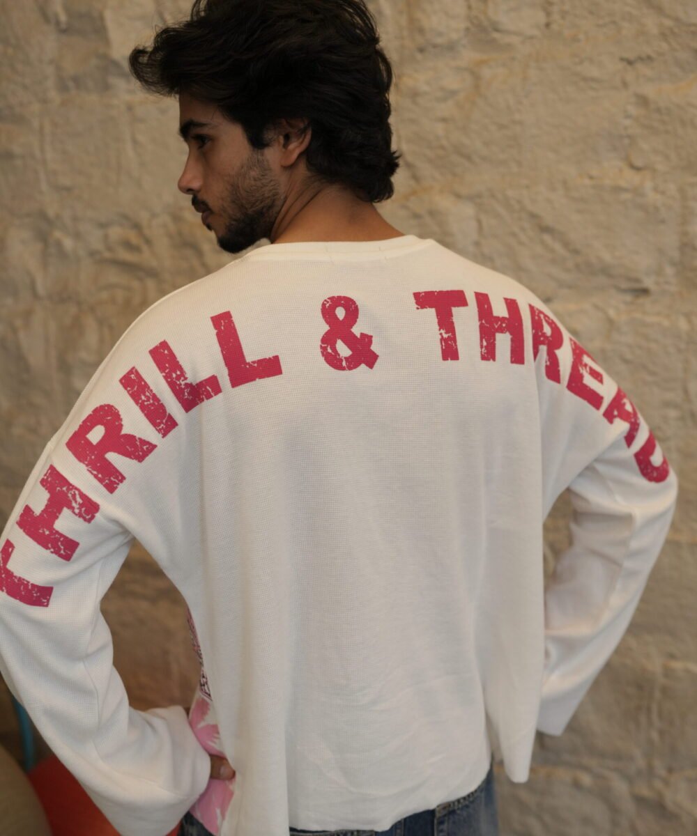 Waffle Knit - Pink Panther Waffle Fall - White Edition