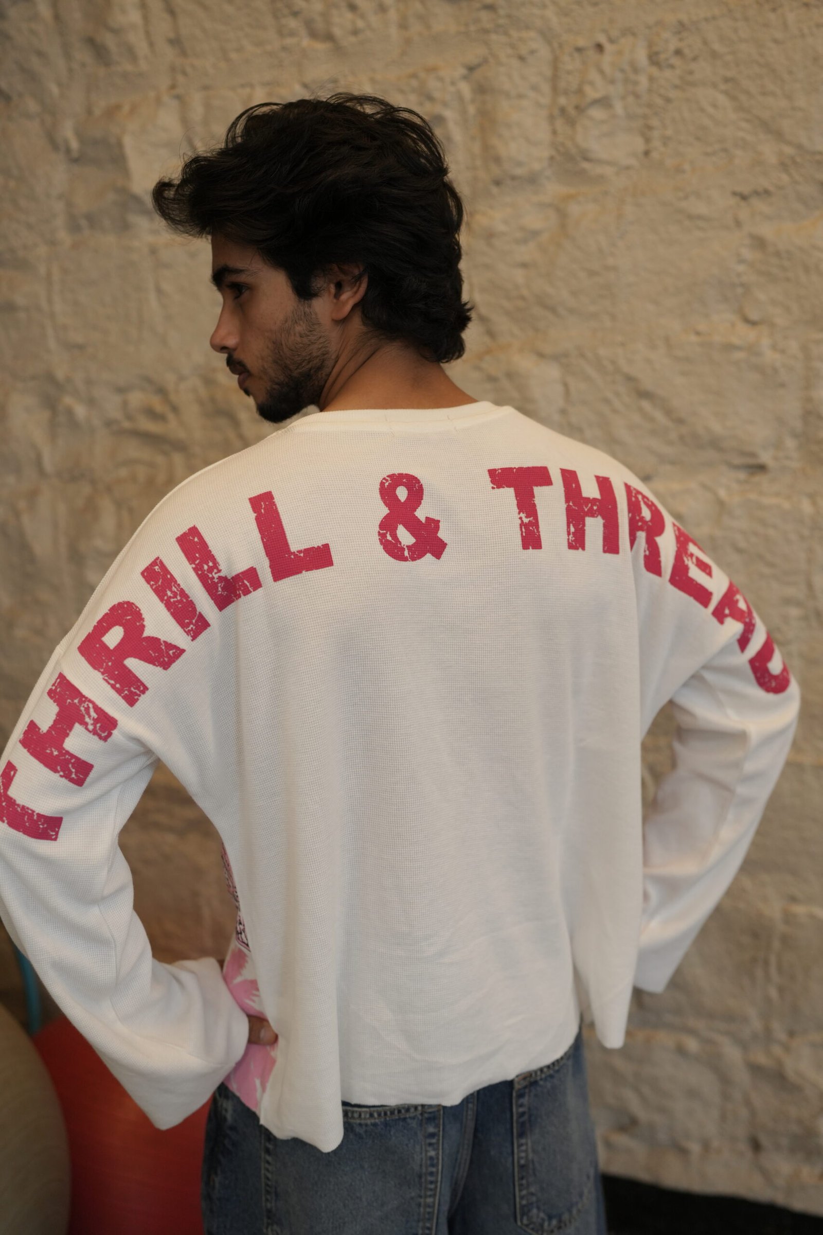 Waffle Knit - Pink Panther Waffle Fall - White Edition